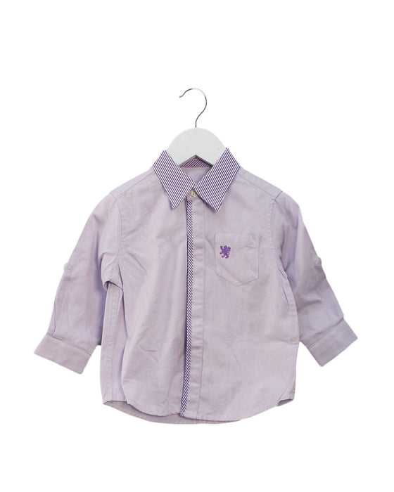 A Purple Shirts from Nicholas & Bears in size 12-18M for boy. (Front View)