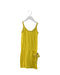 A Yellow Sleeveless Dresses from Excuse My French in size 4T for girl. (Front View)