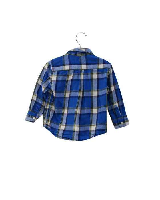 A Blue Shirts from Janie & Jack in size 12-18M for boy. (Back View)