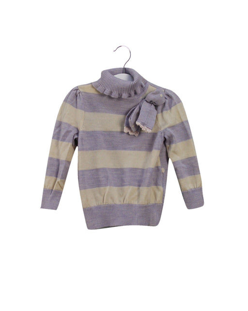 A Purple Knit Sweaters from Nicholas & Bears in size 12-18M for girl. (Front View)