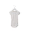 A White Short Sleeve Bodysuits from Petit Bateau in size 6-12M for girl. (Front View)