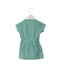 A Green Short Sleeve Dresses from Petit Bateau in size 3-6M for girl. (Back View)