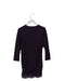 A Purple Long Sleeve Tops from La Compagnie des Petits in size 6T for girl. (Back View)
