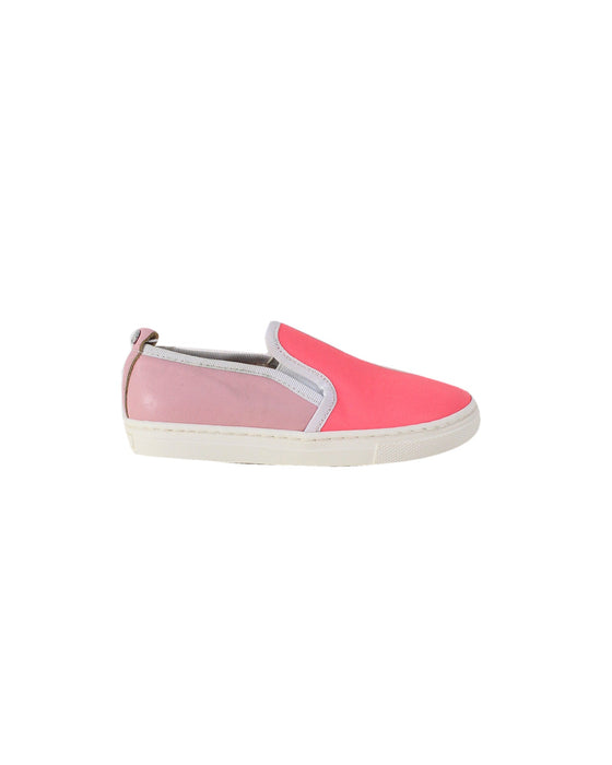 A Pink Slip Ons from Jacadi in size 4T for girl. (Back View)
