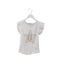 A White Sleeveless Tops from Angel's Face in size 6T for girl. (Front View)
