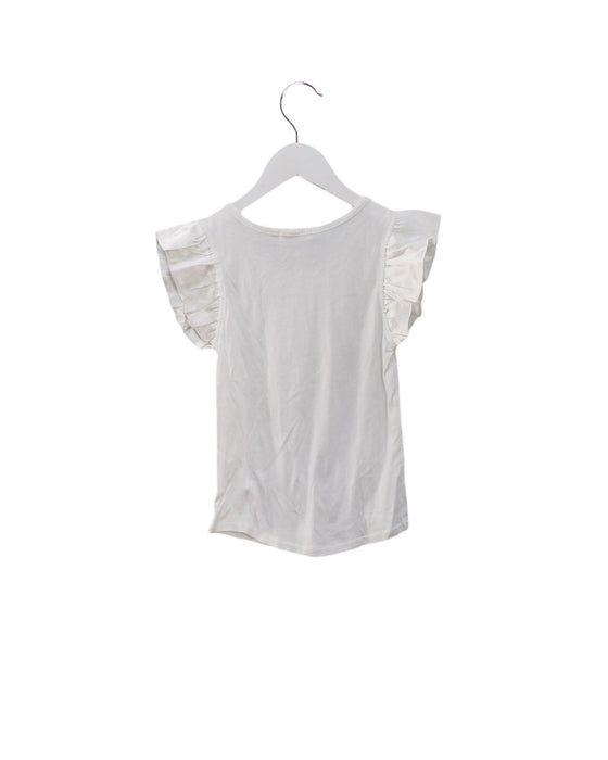 A White Sleeveless Tops from Angel's Face in size 6T for girl. (Back View)