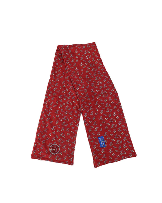 A Red Scarves from La Compagnie des Petits in size O/S for neutral. (Front View)