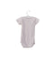 A Pink Short Sleeve Bodysuits from Petit Bateau in size 6-12M for girl. (Back View)