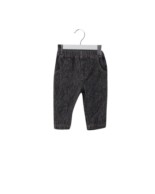 A Grey Casual Pants from Mides in size 3-6M for boy. (Front View)