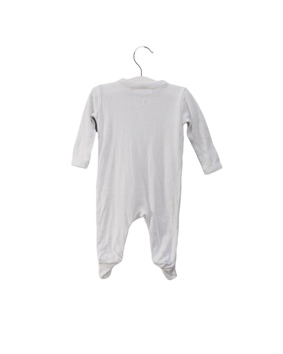 A White Long Sleeve Jumpsuits from The Little White Company in size 0-3M for boy. (Back View)