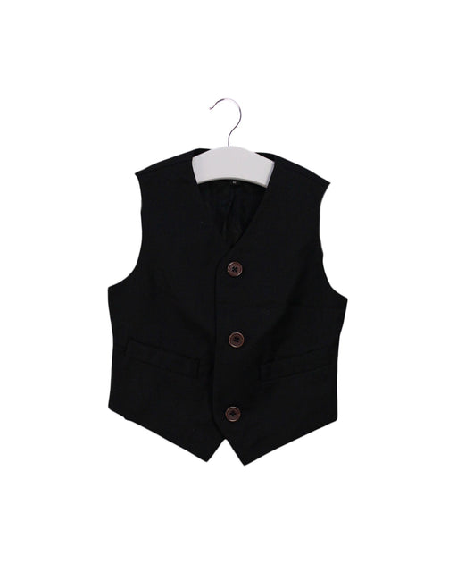 A Black Suit Vests from Nicholas & Bears in size 3T for boy. (Front View)