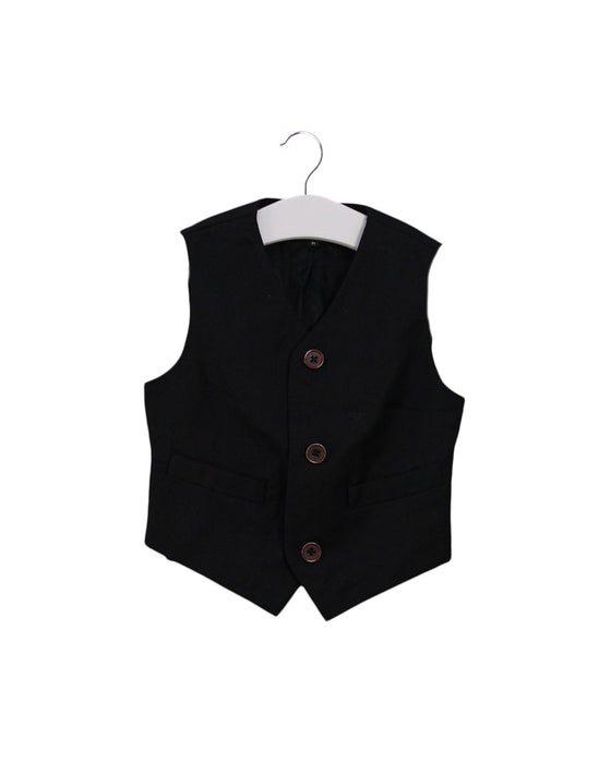 A Black Suit Vests from Nicholas & Bears in size 3T for boy. (Front View)