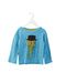 A Blue Long Sleeve Tops from Milk on the Rocks in size 5T for girl. (Front View)