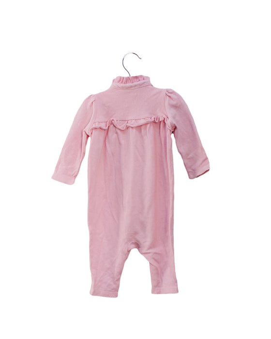 A Pink Long Sleeve Jumpsuits from Ralph Lauren in size 3-6M for girl. (Back View)