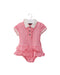 A Pink Short Sleeve Bodysuits from Nicholas & Bears in size 6-12M for girl. (Front View)