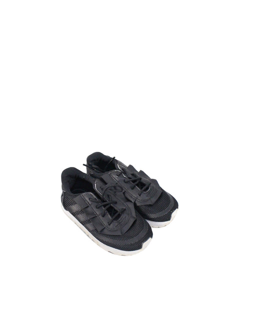 A Black Sneakers from Adidas in size 3T for boy. (Front View)