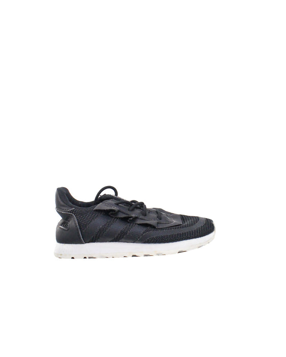 A Black Sneakers from Adidas in size 3T for boy. (Back View)