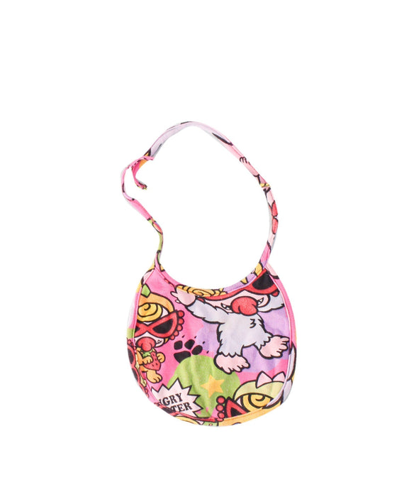 A Pink Bibs from Hysteric Mini in size O/S for girl. (Front View)