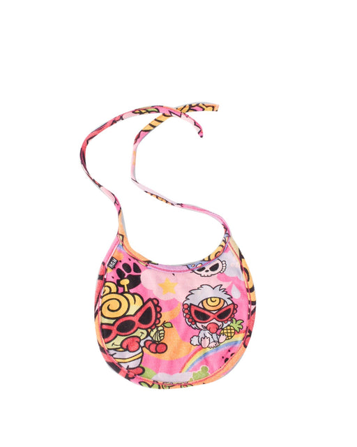 A Pink Bibs from Hysteric Mini in size O/S for girl. (Front View)