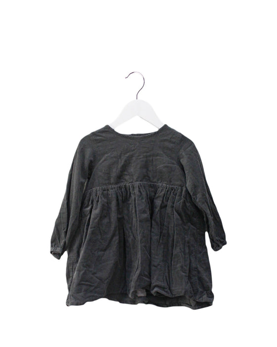 A Grey Long Sleeve Dresses from Jacadi in size 2T for girl. (Front View)