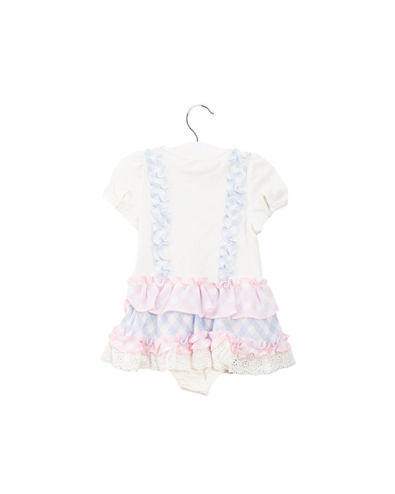 A Ivory Short Sleeve Bodysuits from Nicholas & Bears in size 6-12M for girl. (Back View)