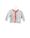 A Grey Cardigans from Bonpoint in size 6-12M for girl. (Front View)