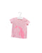 A Pink Short Sleeve T Shirts from Seed in size 0-3M for girl. (Front View)