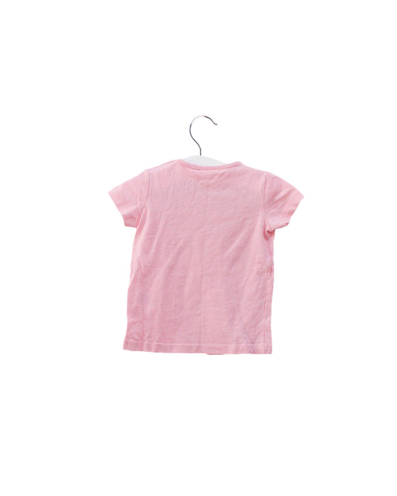 A Pink Short Sleeve T Shirts from Seed in size 0-3M for girl. (Back View)