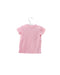 A Pink Short Sleeve T Shirts from Seed in size 0-3M for girl. (Back View)