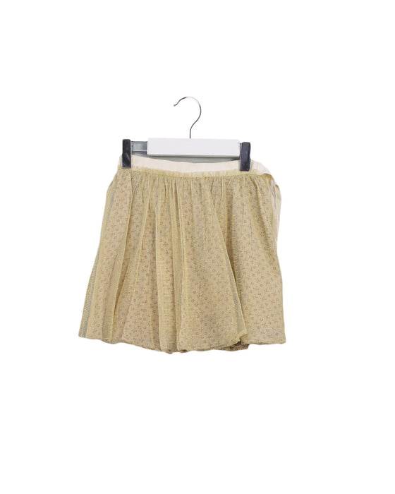 A Gold Tulle Skirts from Velveteen in size 8Y for girl. (Front View)