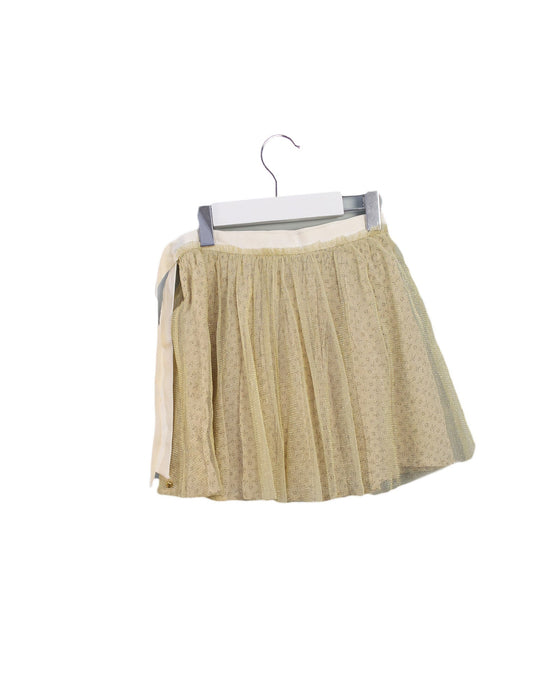 A Gold Tulle Skirts from Velveteen in size 8Y for girl. (Back View)