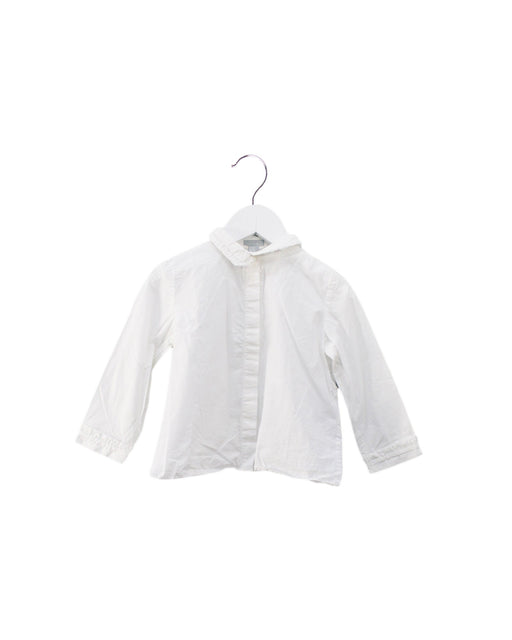A White Shirts from COS in size 12-18M for girl. (Front View)