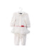A Ivory Long Sleeve Jumpsuits from Nicholas & Bears in size 6-12M for girl. (Front View)