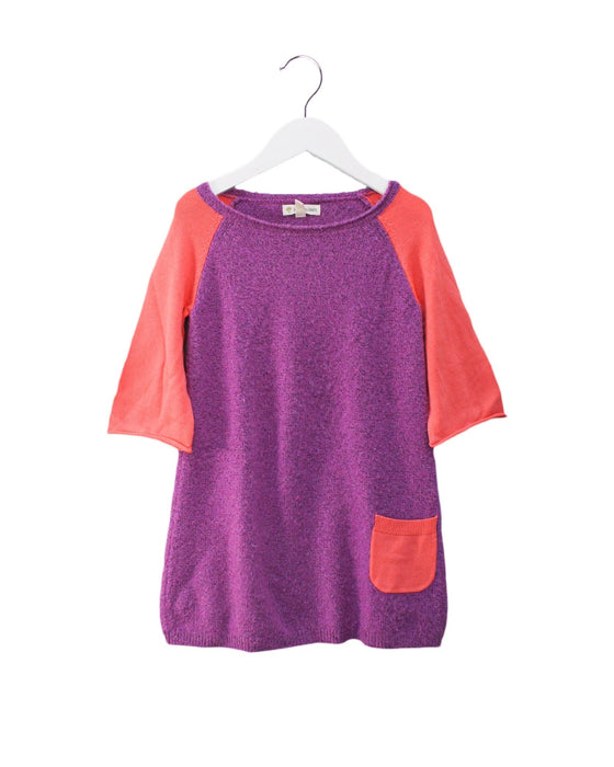A Purple Sweater Dresses from Tucker & Tate in size 5T for girl. (Front View)