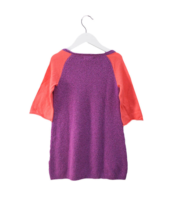 A Purple Sweater Dresses from Tucker & Tate in size 5T for girl. (Back View)
