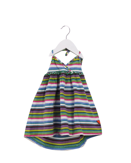 A Multicolour Sleeveless Dresses from Gallo in size 3-6M for girl. (Front View)