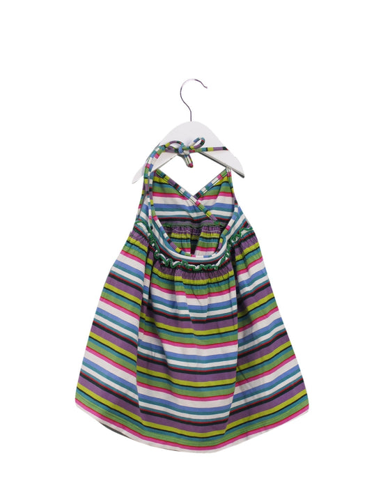 A Multicolour Sleeveless Dresses from Gallo in size 3-6M for girl. (Back View)
