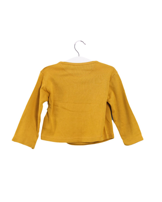 A Yellow Long Sleeve Tops from Imps & Elfs in size 6-12M for girl. (Back View)