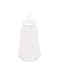 A White Sleeveless Bodysuits from Petit Bateau in size 0-3M for girl. (Back View)
