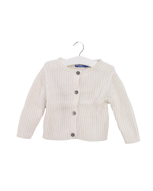 A Ivory Cardigans from Imps & Elfs in size 6-12M for girl. (Front View)