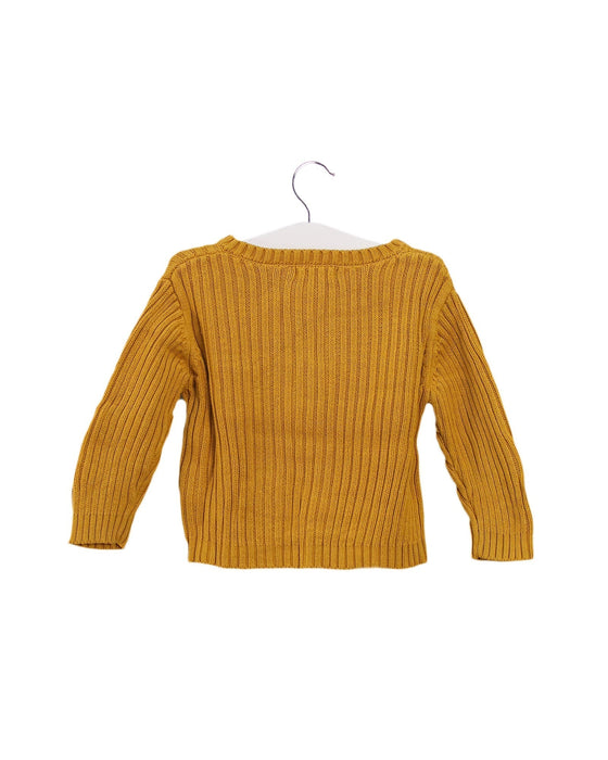 A Yellow Cardigans from Imps & Elfs in size 6-12M for girl. (Back View)