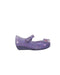 A Purple Flats from Mini Melissa in size 18-24M for girl. (Back View)