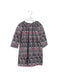 A Navy Long Sleeve Dresses from Bonpoint in size 6T for girl. (Front View)