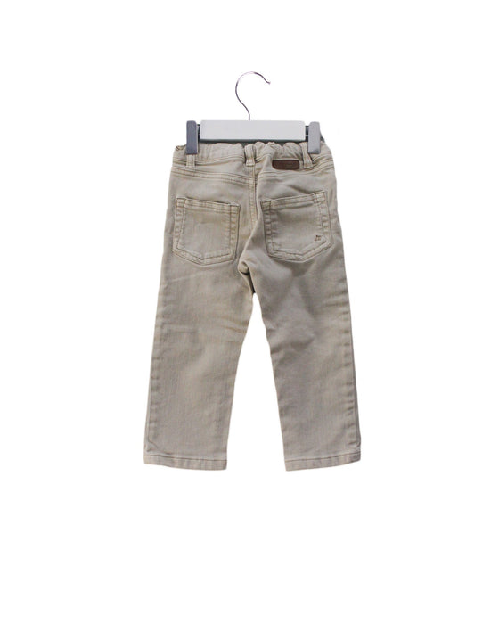 A Grey Jeans from Bonpoint in size 2T for girl. (Back View)