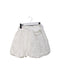 A White Short Skirts from Floriane in size 4T for girl. (Front View)