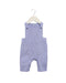 A Blue Long Overalls from Jacadi in size 0-3M for boy. (Front View)