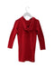 A Red Long Sleeve Dresses from Junior Gaultier in size 4T for girl. (Back View)