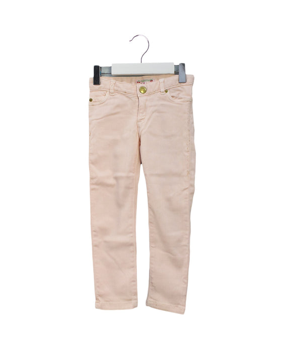 A Pink Jeans from Bonpoint in size 3T for girl. (Front View)