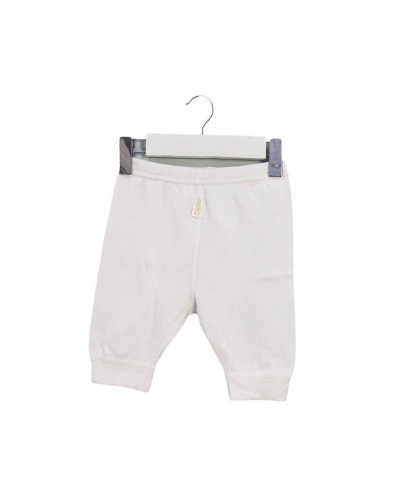 A White Leggings from Mides in size 0-3M for neutral. (Front View)