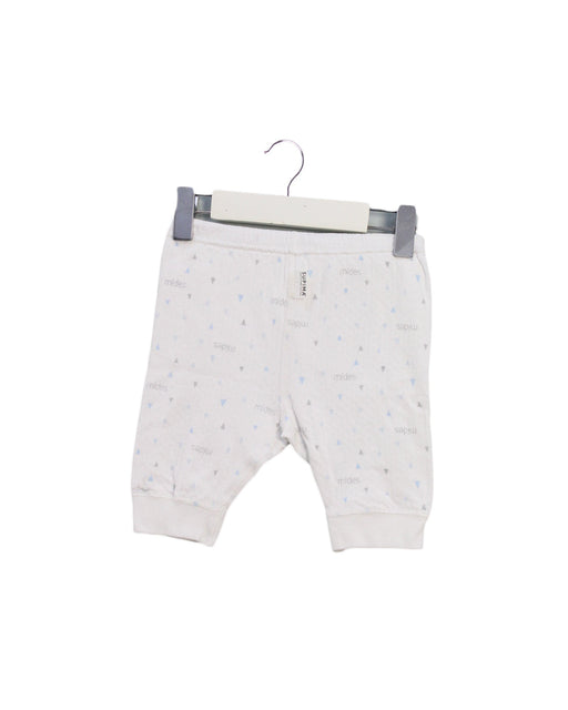 A White Leggings from Mides in size 0-3M for boy. (Front View)
